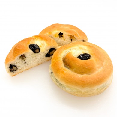 ③黒豆バターパン